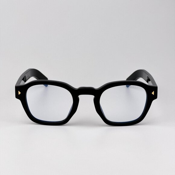 Prada PRA16S Eyeglasses – Black Square Frame| Model 16K60K - Picture 1 of 9